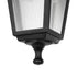 GLOBOSTAR® SOLME 203-0211 Vintage Φωτιστικό Τοίχου - Απλίκα με Ντουί 1 x E27 AC 220-240V IP44 - Μαύρο - Μ15 x Π20 x Υ35cm - ledmania.gr