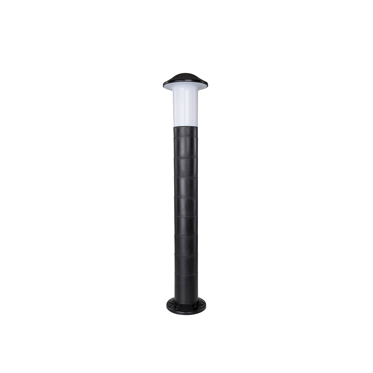 GloboStar® GARDENIO 203-0247 Μοντέρνο Επιδαπέδιο Φωτιστικό Φαναράκι Μονόφωτο 1 x E27 IP44 Μαύρο Πλαστικό Σώμα - Μ15 x Π15 x Υ85cm - ledmania.gr