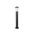GloboStar® GARDENIO 203-0247 Μοντέρνο Επιδαπέδιο Φωτιστικό Φαναράκι Μονόφωτο 1 x E27 IP44 Μαύρο Πλαστικό Σώμα - Μ15 x Π15 x Υ85cm - ledmania.gr