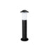 GloboStar® GARDENIO 203-0248 Μοντέρνο Επιδαπέδιο Φωτιστικό Μονόφωτο 1 x E27 IP44 Μαύρο Πλαστικό Σώμα - Μ15 x Π15 x Υ57cm - ledmania.gr