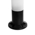 GloboStar® GARDENIO 203-0249 Μοντέρνο Επιδαπέδιο Φωτιστικό Κολωνάκι Κήπου Μονόφωτο 1 x E27 IP44 Μαύρο Πλαστικό - Μ15 x Π15 x Υ31cm - ledmania.gr
