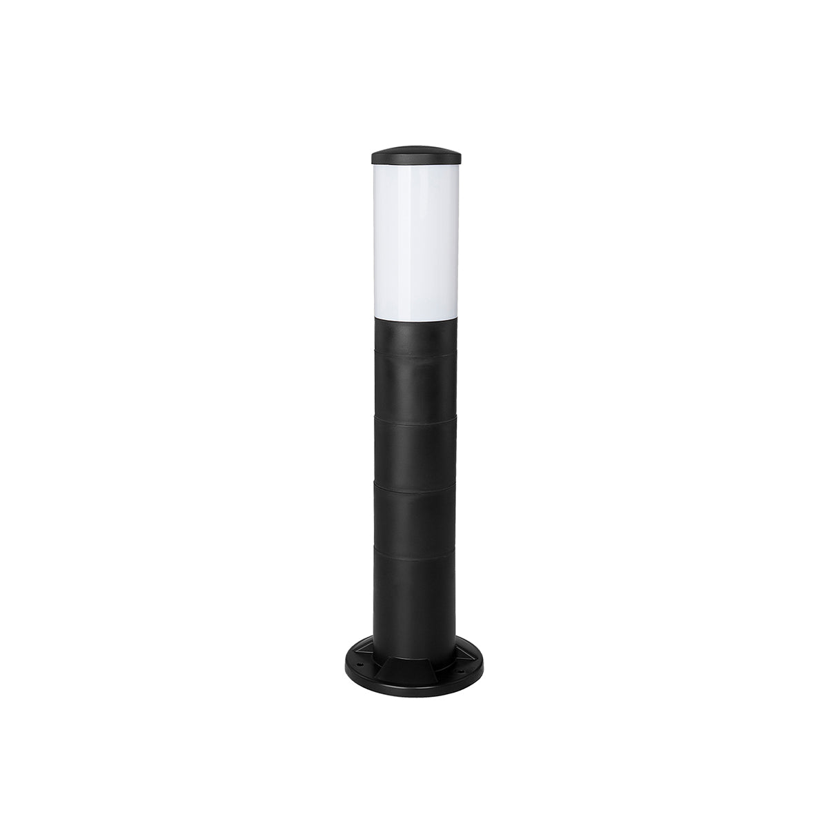 GloboStar® GARDENIO 203-0251 Μοντέρνο Επιδαπέδιο Φωτιστικό Μονόφωτο 1 x E27 IP44 Μαύρο Πλαστικό Σώμα - Μ15 x Π15 x Υ56cm - ledmania.gr