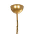 GLOBOSTAR® TRITON 203-0254 Vintage Κρεμαστό Φωτιστικό Οροφής με Ντουί 5 x E27 AC 220-240V IP20 - Χρυσό & Μπεζ - Μ50 x Π50 x Υ48cm - ledmania.gr