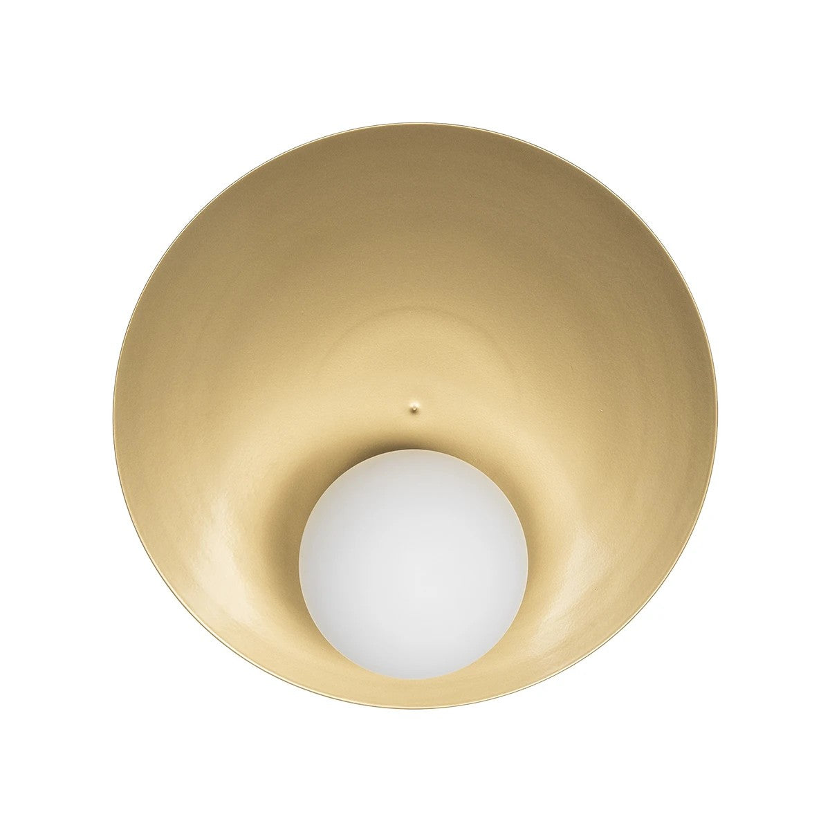 GLOBOSTAR® PLATO 203-0278 Vintage Φωτιστικό Τοίχου - Απλίκα με Ντουί 1 x E14 AC 220-240V IP20 - Χρυσό & Λευκό - M40 x Π19 x Υ40cm