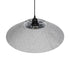 GLOBOSTAR® STORM 203-0292 Μοντέρνο Κρεμαστό Φωτιστικό Οροφής με Ντουί 1 x E27 AC 220-240V IP20 - Μαύρο & Γκρί  - Μ50 x Π50 x Υ24cm