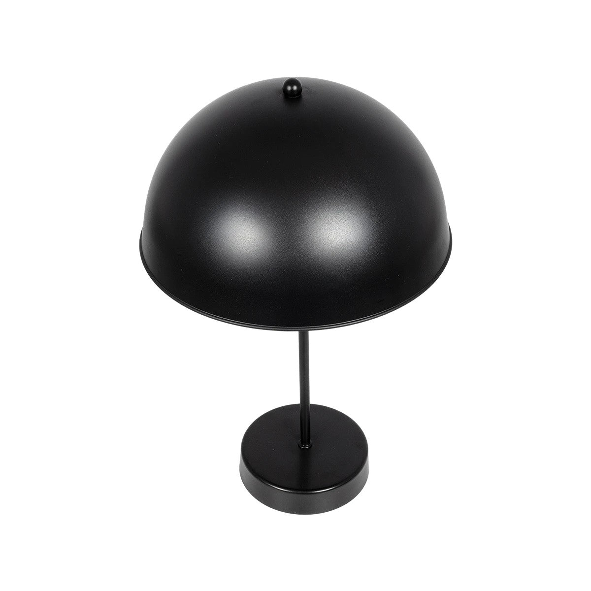 GLOBOSTAR® GAZETA 203-0296 Μοντέρνο Επιτραπέζιο Φωτιστικό Πορτατίφ με Ντουί 1 x E27 AC 220-240V IP20 - Μαύρο - Μ25 x Π25 x Υ39cm
