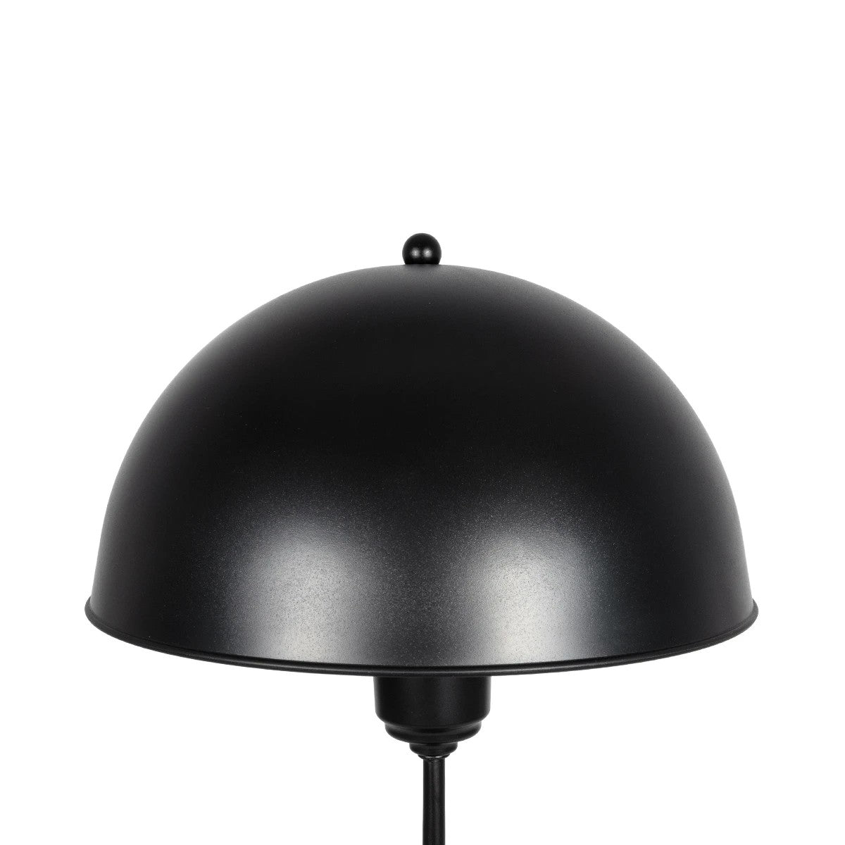 GLOBOSTAR® GAZETA 203-0296 Μοντέρνο Επιτραπέζιο Φωτιστικό Πορτατίφ με Ντουί 1 x E27 AC 220-240V IP20 - Μαύρο - Μ25 x Π25 x Υ39cm