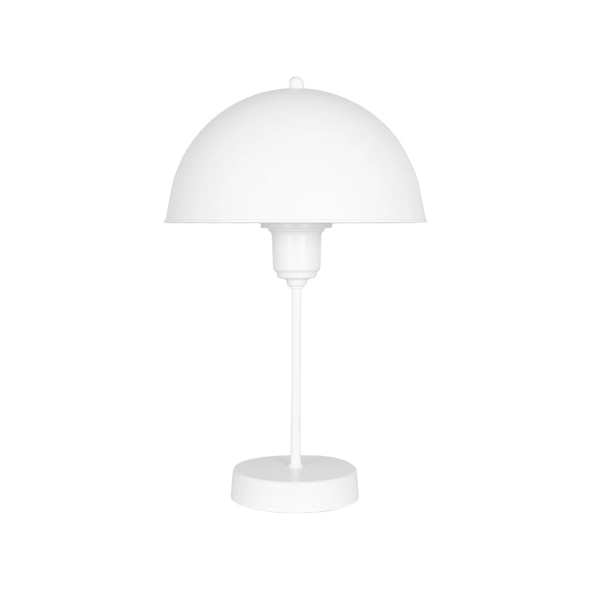 GLOBOSTAR® GAZETA 203-0301 Μοντέρνο Επιτραπέζιο Φωτιστικό Πορτατίφ με Ντουί 1 x E27 AC 220-240V IP20 - Λευκό  - Μ25 x Π25 x Υ39cm