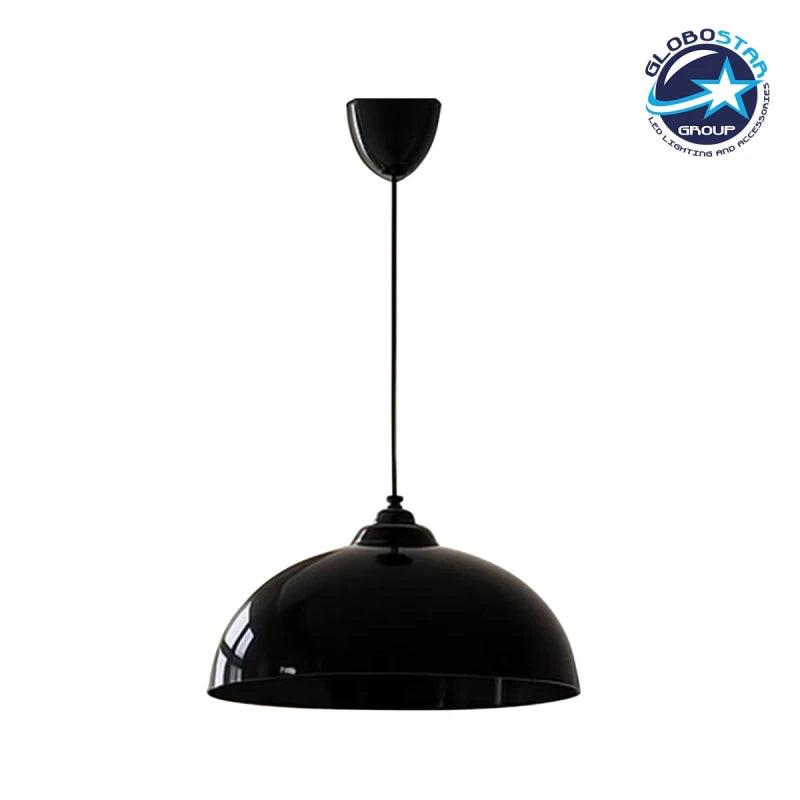 GLOBOSTAR® LAPMADA 204-0179 Μοντέρνο Κρεμαστό Φωτιστικό Οροφής Μονόφωτο 1 x E27 AC 220-240V IP20 Μπεζ - Μ30 x Π30 x Υ25cm - ledmania.gr