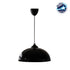 GLOBOSTAR® LAPMADA 204-0179 Μοντέρνο Κρεμαστό Φωτιστικό Οροφής Μονόφωτο 1 x E27 AC 220-240V IP20 Μπεζ - Μ30 x Π30 x Υ25cm - ledmania.gr
