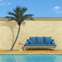 GloboStar® Artificial Garden CURVED COCONUT PALM TREE 20443 Τεχνητό Διακοσμητικό Κυρτό Φοινικόδεντρο Κοκοφοίνικας Εξωτερικού Χώρου IP68 UV Certified Protection Υ400cm - ledmania.gr