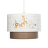 GLOBOSTAR® GIRAFFE 204-0008 Παιδικό Κρεμαστό Φωτιστικό Οροφής με Ντουί 1 x E27 AC 220-240V IP20 - Πολύχρωμο - Μ30 x Π30 x Υ24cm