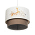 GLOBOSTAR® GIRAFFE 204-0008 Παιδικό Κρεμαστό Φωτιστικό Οροφής με Ντουί 1 x E27 AC 220-240V IP20 - Πολύχρωμο - Μ30 x Π30 x Υ24cm