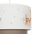 GLOBOSTAR® GIRAFFE 204-0008 Παιδικό Κρεμαστό Φωτιστικό Οροφής με Ντουί 1 x E27 AC 220-240V IP20 - Πολύχρωμο - Μ30 x Π30 x Υ24cm