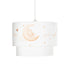 GLOBOSTAR® MOON 204-0011 Παιδικό Κρεμαστό Φωτιστικό Οροφής με Ντουί 1 x E27 AC 220-240V IP20 - Πολύχρωμο - Μ30 x Π30 x Υ24cm