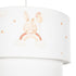 GLOBOSTAR® MOON 204-0011 Παιδικό Κρεμαστό Φωτιστικό Οροφής με Ντουί 1 x E27 AC 220-240V IP20 - Πολύχρωμο - Μ30 x Π30 x Υ24cm