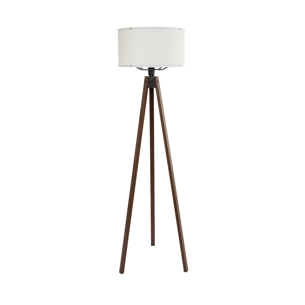 GLOBOSTAR® SAGA 204-0031 Μοντέρνο Επιδαπέδιο Φωτιστικό με Ντουί 1 x E27 AC 220-240V IP20 - Καφέ & Μπεζ - Μ38 x Π38 x Υ140cm