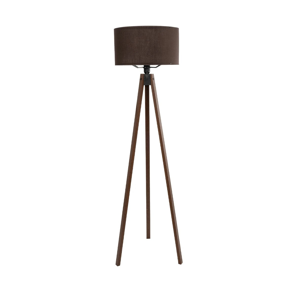 GLOBOSTAR® SAGA 204-0034 Μοντέρνο Επιδαπέδιο Φωτιστικό με Ντουί 1 x E27 AC 220-240V IP20 - Καφέ - Μ38 x Π38 x Υ140cm