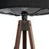 GLOBOSTAR® SAGA 204-0038 Μοντέρνο Επιδαπέδιο Φωτιστικό με Ντουί 1 x E27 AC 220-240V IP20 - Καφέ & Μαύρο - Μ38 x Π38 x Υ140cm