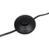 GLOBOSTAR® SNAKE 204-0053 Μοντέρνο Επιδαπέδιο Φωτιστικό με Ντουί 1 x E27 AC 220-240V IP20 - Μαύρο - Μ40 x Π25 x Υ153cm
