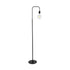 GLOBOSTAR® SNAKE 204-0053 Μοντέρνο Επιδαπέδιο Φωτιστικό με Ντουί 1 x E27 AC 220-240V IP20 - Μαύρο - Μ40 x Π25 x Υ153cm
