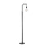GLOBOSTAR® SNAKE 204-0053 Μοντέρνο Επιδαπέδιο Φωτιστικό με Ντουί 1 x E27 AC 220-240V IP20 - Μαύρο - Μ40 x Π25 x Υ153cm