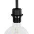 GLOBOSTAR® SNAKE 204-0053 Μοντέρνο Επιδαπέδιο Φωτιστικό με Ντουί 1 x E27 AC 220-240V IP20 - Μαύρο - Μ40 x Π25 x Υ153cm