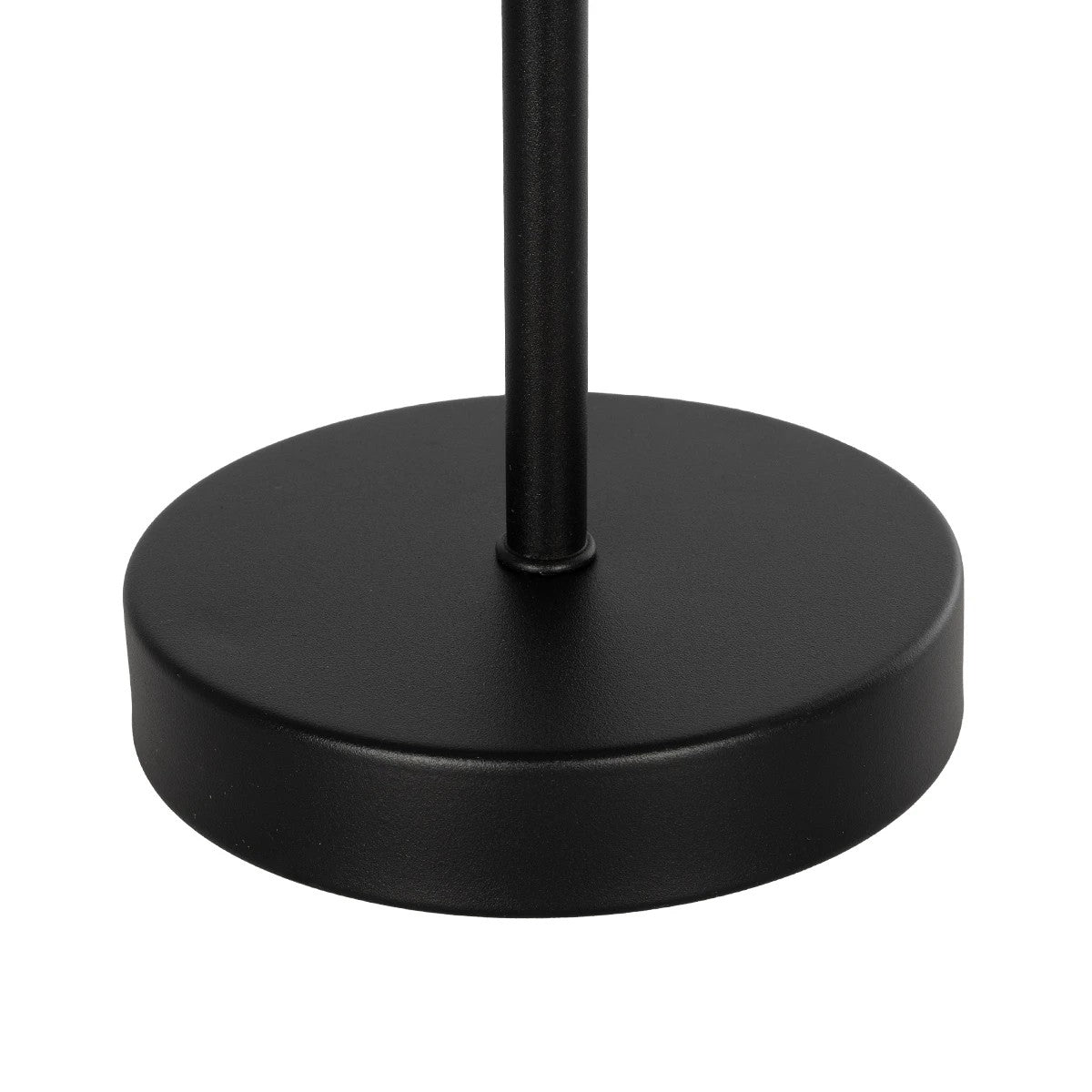 GLOBOSTAR® LARA 204-0073 Μοντέρνο Επιτραπέζιο Φωτιστικό Πορτατίφ με Ντουί 1 x E27 AC 220-240V IP20 - Μαύρο & Μπεζ - Μ22 x Π22 x Υ34cm