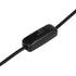 GLOBOSTAR® LARA 204-0073 Μοντέρνο Επιτραπέζιο Φωτιστικό Πορτατίφ με Ντουί 1 x E27 AC 220-240V IP20 - Μαύρο & Μπεζ - Μ22 x Π22 x Υ34cm