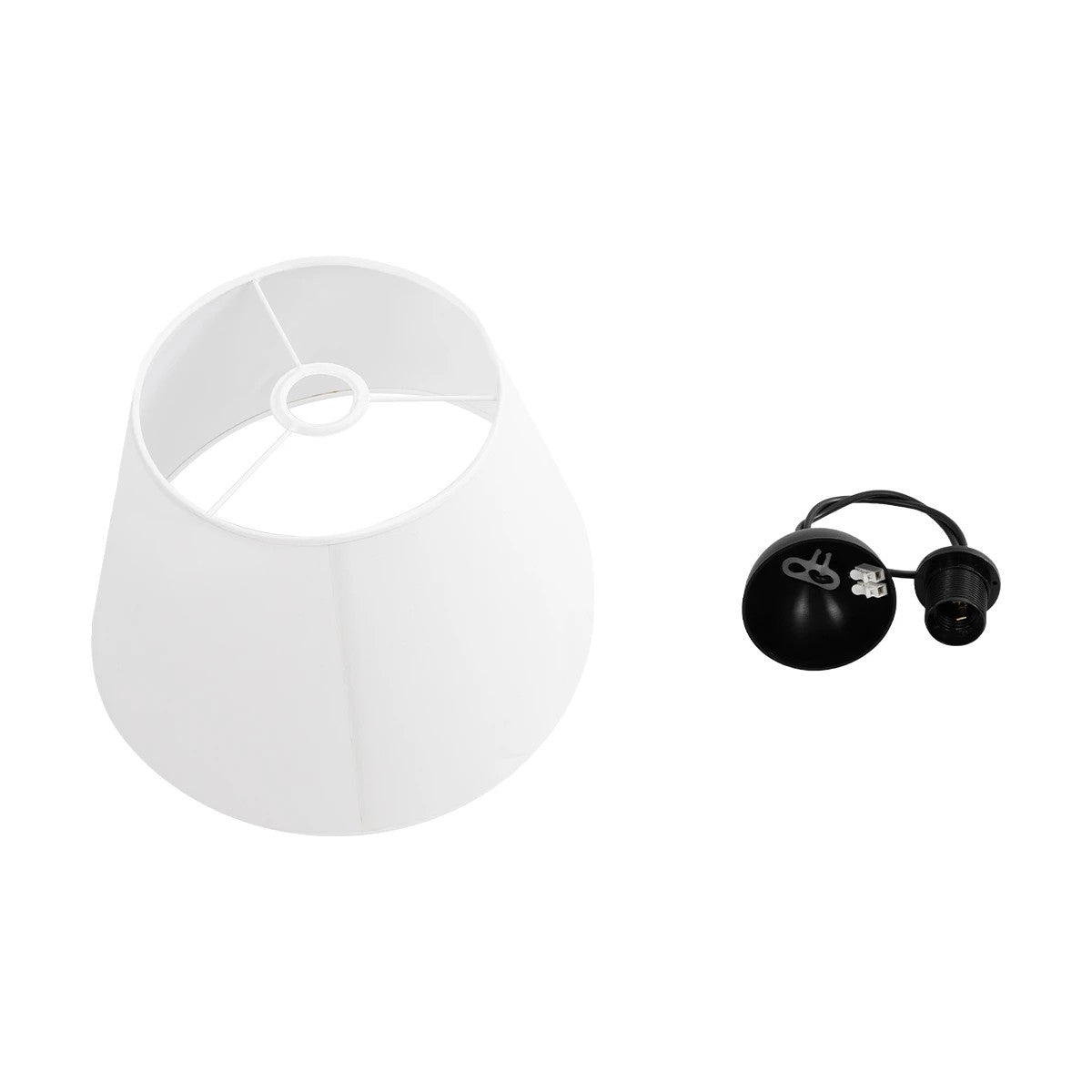 GLOBOSTAR® TRIANGLE 204-0089 Μοντέρνο Κρεμαστό Φωτιστικό Οροφής με Ντουί 1 x E27 AC 220-240V IP20 - Λευκό - Μ35 x Π35 x Υ24cm