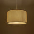 GLOBOSTAR® LOFTY 204-0090 Μοντέρνο Κρεμαστό Φωτιστικό Οροφής με Ντουί 1 x E27 AC 220-240V IP20 - Μπεζ - Μ37 x Π37 x Υ21cm