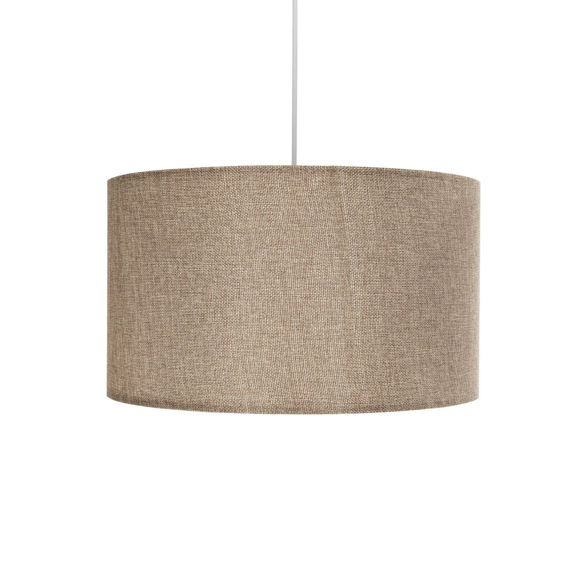GLOBOSTAR® LOFTY 204-0090 Μοντέρνο Κρεμαστό Φωτιστικό Οροφής με Ντουί 1 x E27 AC 220-240V IP20 - Μπεζ - Μ37 x Π37 x Υ21cm