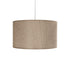 GLOBOSTAR® LOFTY 204-0090 Μοντέρνο Κρεμαστό Φωτιστικό Οροφής με Ντουί 1 x E27 AC 220-240V IP20 - Μπεζ - Μ37 x Π37 x Υ21cm