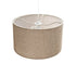 GLOBOSTAR® LOFTY 204-0090 Μοντέρνο Κρεμαστό Φωτιστικό Οροφής με Ντουί 1 x E27 AC 220-240V IP20 - Μπεζ - Μ37 x Π37 x Υ21cm