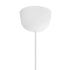 GLOBOSTAR® LOFTY 204-0090 Μοντέρνο Κρεμαστό Φωτιστικό Οροφής με Ντουί 1 x E27 AC 220-240V IP20 - Μπεζ - Μ37 x Π37 x Υ21cm