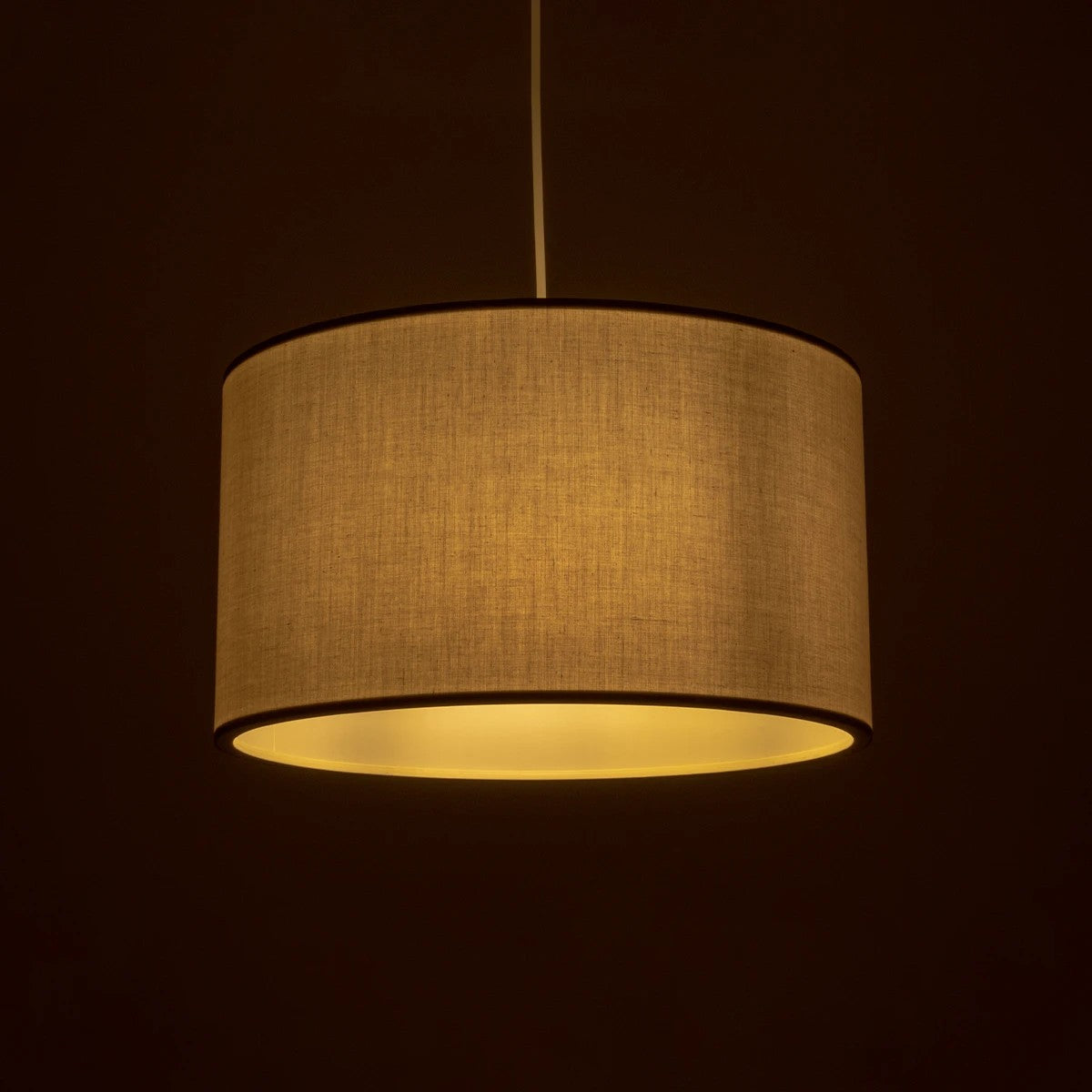GLOBOSTAR® LOFTY 204-0093 Μοντέρνο Κρεμαστό Φωτιστικό Οροφής με Ντουί 1 x E27 AC 220-240V IP20 - Γκρι - Μ37 x Π37 x Υ21cm