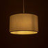 GLOBOSTAR® LOFTY 204-0093 Μοντέρνο Κρεμαστό Φωτιστικό Οροφής με Ντουί 1 x E27 AC 220-240V IP20 - Γκρι - Μ37 x Π37 x Υ21cm
