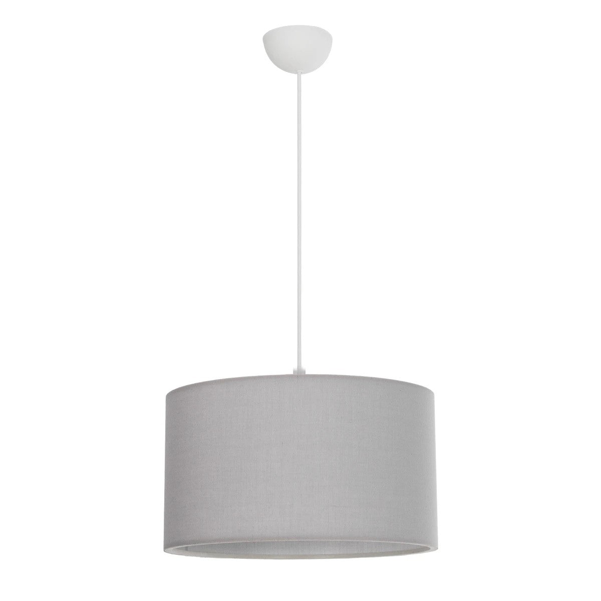 GLOBOSTAR® LOFTY 204-0093 Μοντέρνο Κρεμαστό Φωτιστικό Οροφής με Ντουί 1 x E27 AC 220-240V IP20 - Γκρι - Μ37 x Π37 x Υ21cm