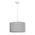 GLOBOSTAR® LOFTY 204-0093 Μοντέρνο Κρεμαστό Φωτιστικό Οροφής με Ντουί 1 x E27 AC 220-240V IP20 - Γκρι - Μ37 x Π37 x Υ21cm