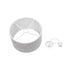 GLOBOSTAR® LOFTY 204-0093 Μοντέρνο Κρεμαστό Φωτιστικό Οροφής με Ντουί 1 x E27 AC 220-240V IP20 - Γκρι - Μ37 x Π37 x Υ21cm