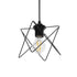 GLOBOSTAR® PATRICK 204-0109 Μοντέρνο Κρεμαστό Φωτιστικό Οροφής με Ντουί 1 x E27 AC 220-240V IP20 - Μαύρο - Μ14 x Π14 x Υ16cm