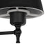 GLOBOSTAR® PAM 204-0113 Μοντέρνο Φωτιστικό Τοίχου - Απλίκα με Ντουί 1 x E27 AC 220-240V IP20 - Μαύρο - Μ23 x Π23 x Υ17cm