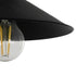 GLOBOSTAR® HAWK 204-0114 Μοντέρνο Φωτιστικό Τοίχου - Απλίκα με Ντουί 1 x E27 AC 220-240V IP20 - Μαύρο & Μπρούτζινο - Μ22 x Π44 x Υ23cm