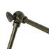 GLOBOSTAR® HAWK 204-0114 Μοντέρνο Φωτιστικό Τοίχου - Απλίκα με Ντουί 1 x E27 AC 220-240V IP20 - Μαύρο & Μπρούτζινο - Μ22 x Π44 x Υ23cm