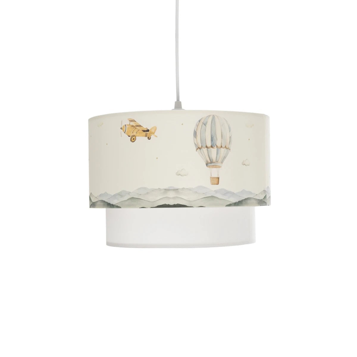 GLOBOSTAR® BALLON 204-0121 Παιδικό Κρεμαστό Φωτιστικό Οροφής με Ντουί 1 x E27 AC 220-240V IP20 - Πολύχρωμο - Μ30 x Π30 x Υ20cm