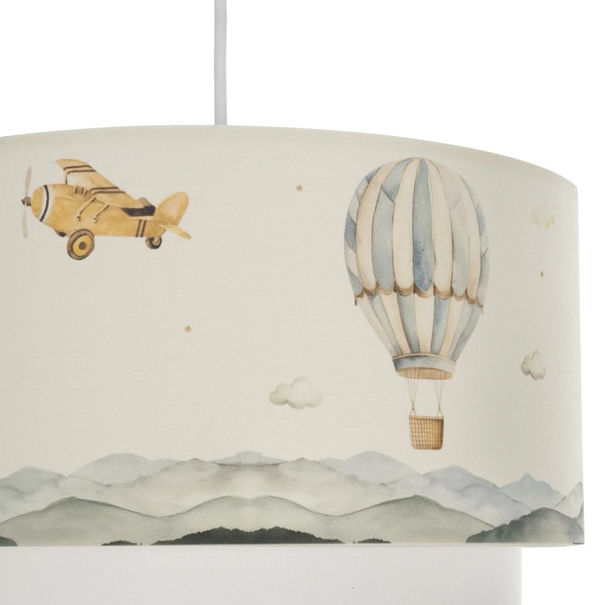GLOBOSTAR® BALLON 204-0121 Παιδικό Κρεμαστό Φωτιστικό Οροφής με Ντουί 1 x E27 AC 220-240V IP20 - Πολύχρωμο - Μ30 x Π30 x Υ20cm