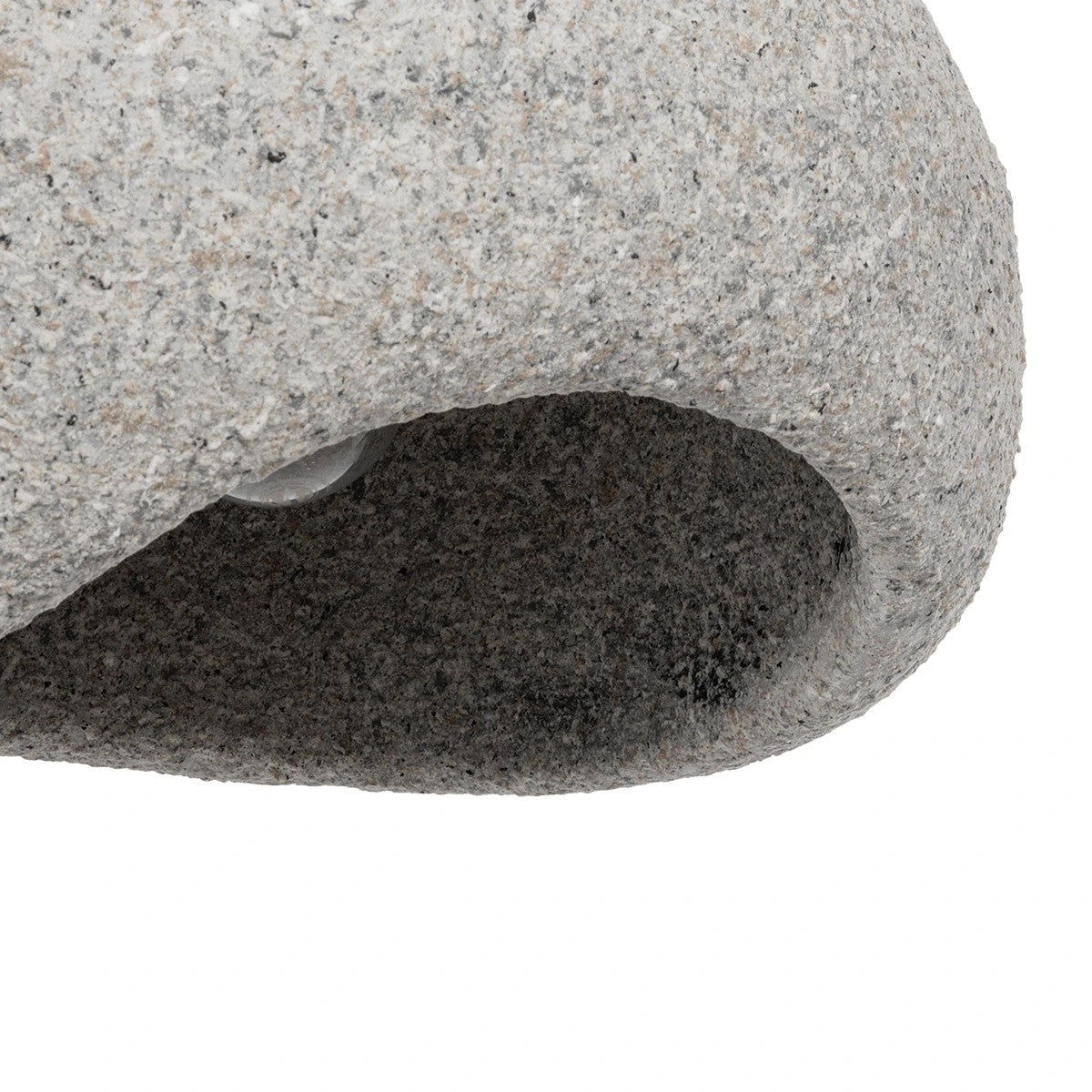 GLOBOSTAR® STONE 204-0123 Μοντέρνο Κρεμαστό Φωτιστικό Οροφής με Ντουί 1 x E27 AC 220-240V IP20 - Γκρι- Μ35 x Π31 x Υ26cm
