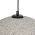 GLOBOSTAR® STONE 204-0123 Μοντέρνο Κρεμαστό Φωτιστικό Οροφής με Ντουί 1 x E27 AC 220-240V IP20 - Γκρι- Μ35 x Π31 x Υ26cm