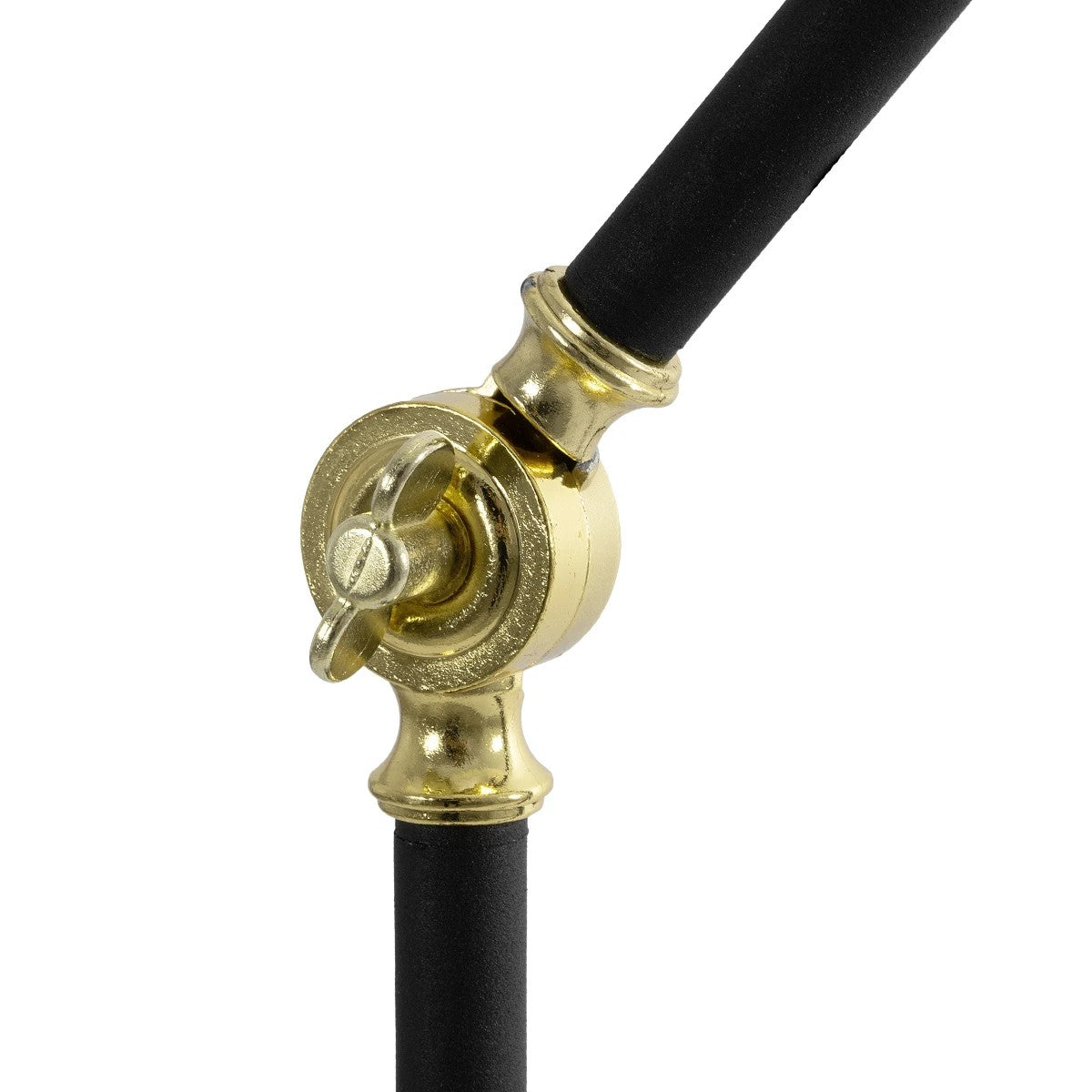 GLOBOSTAR® FLY 204-0127 Μοντέρνο Επιδαπέδιο Φωτιστικό με Ντουί 1 x E27 AC 220-240V IP20 - Μαύρο & Μπεζ - Μ72 x Π38 x Υ155cm