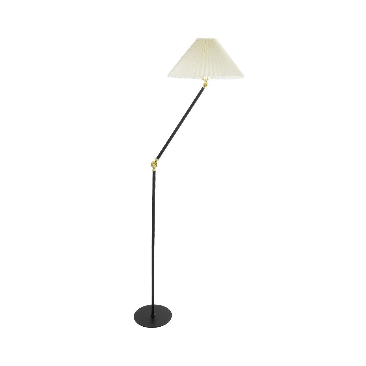 GLOBOSTAR® FLY 204-0127 Μοντέρνο Επιδαπέδιο Φωτιστικό με Ντουί 1 x E27 AC 220-240V IP20 - Μαύρο & Μπεζ - Μ72 x Π38 x Υ155cm